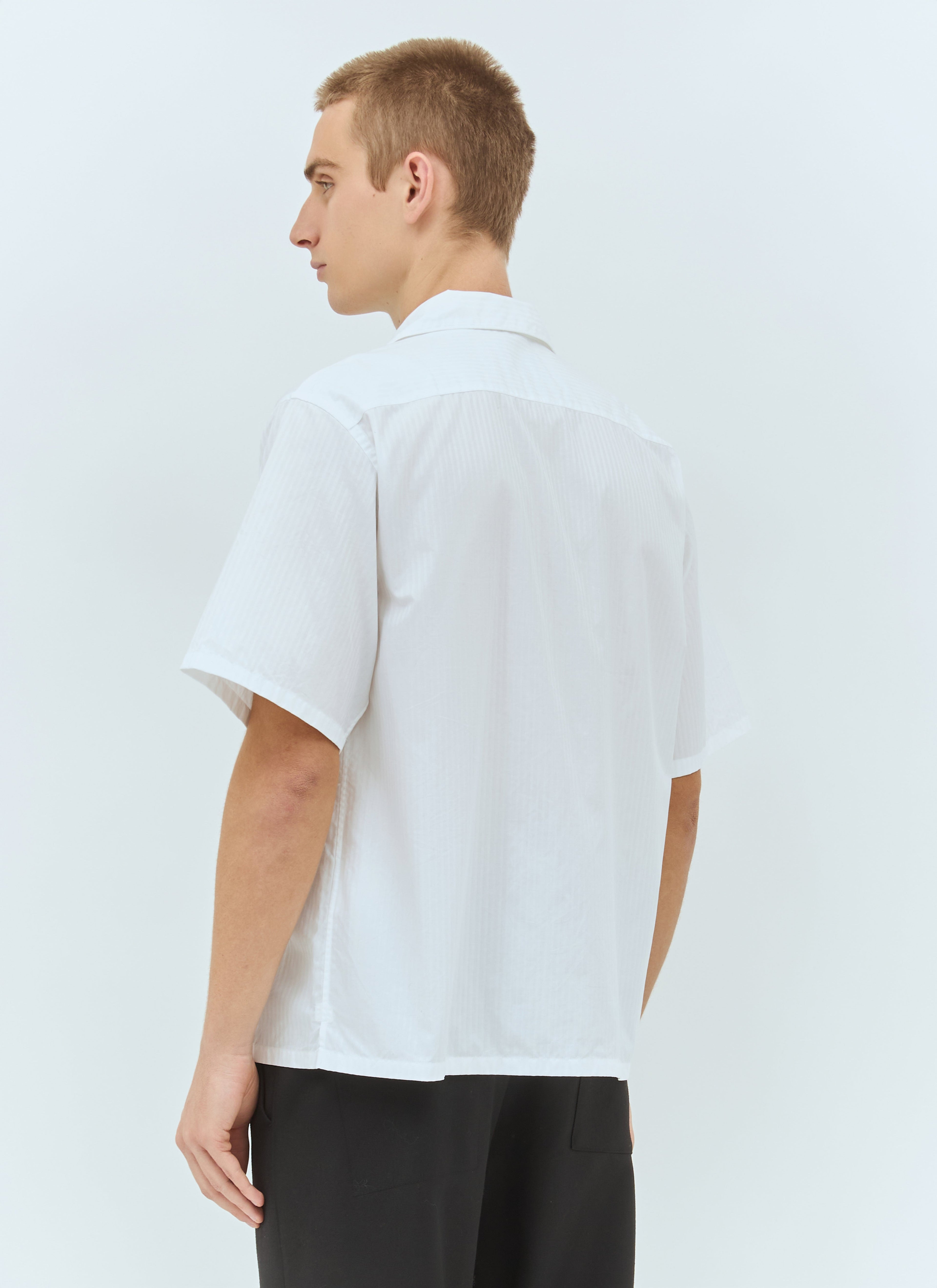 Prada Men Striped Short-Sleeve Shirt by Luosophy