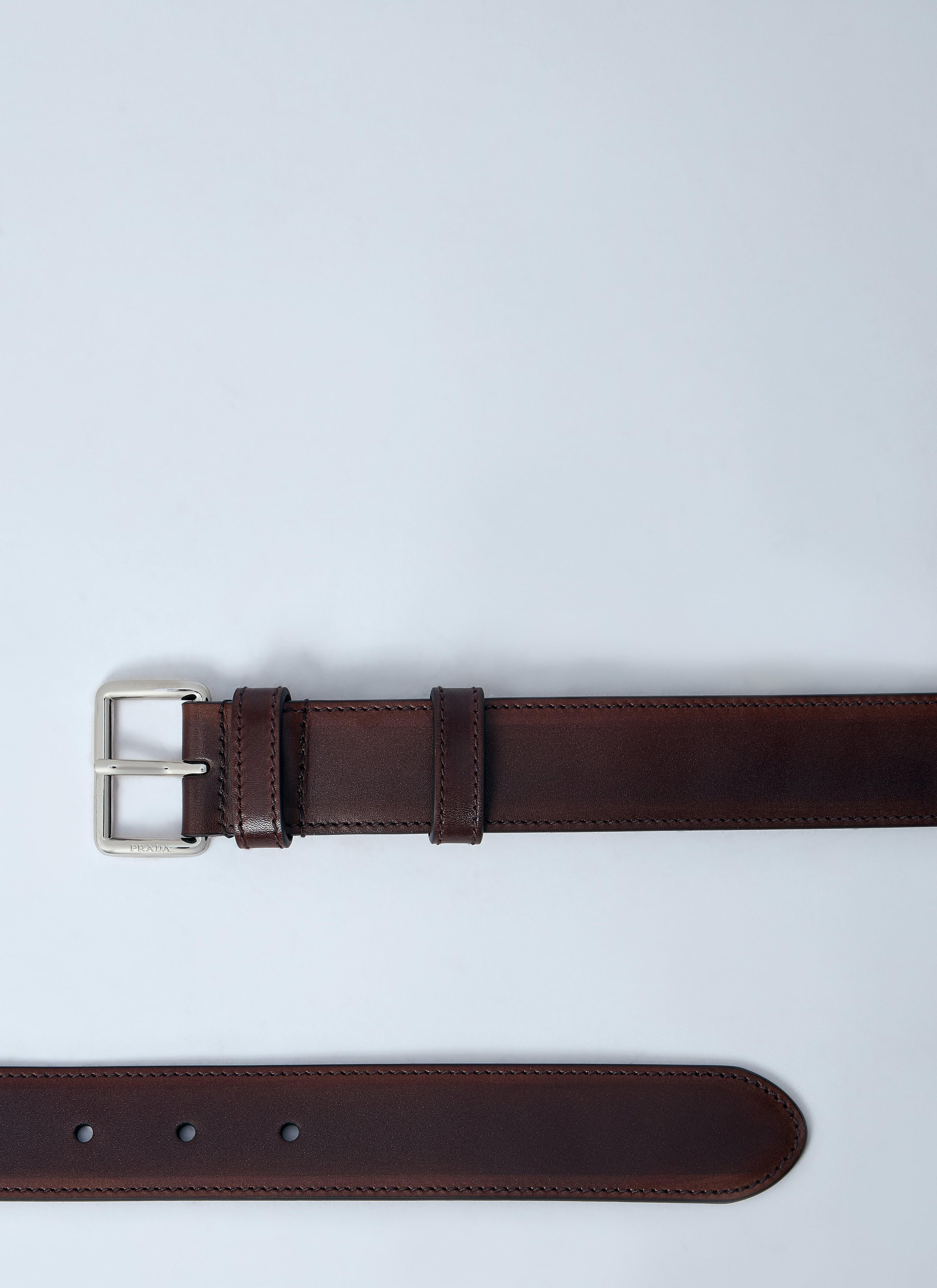 Prada Men Leather Belt DestGlow
