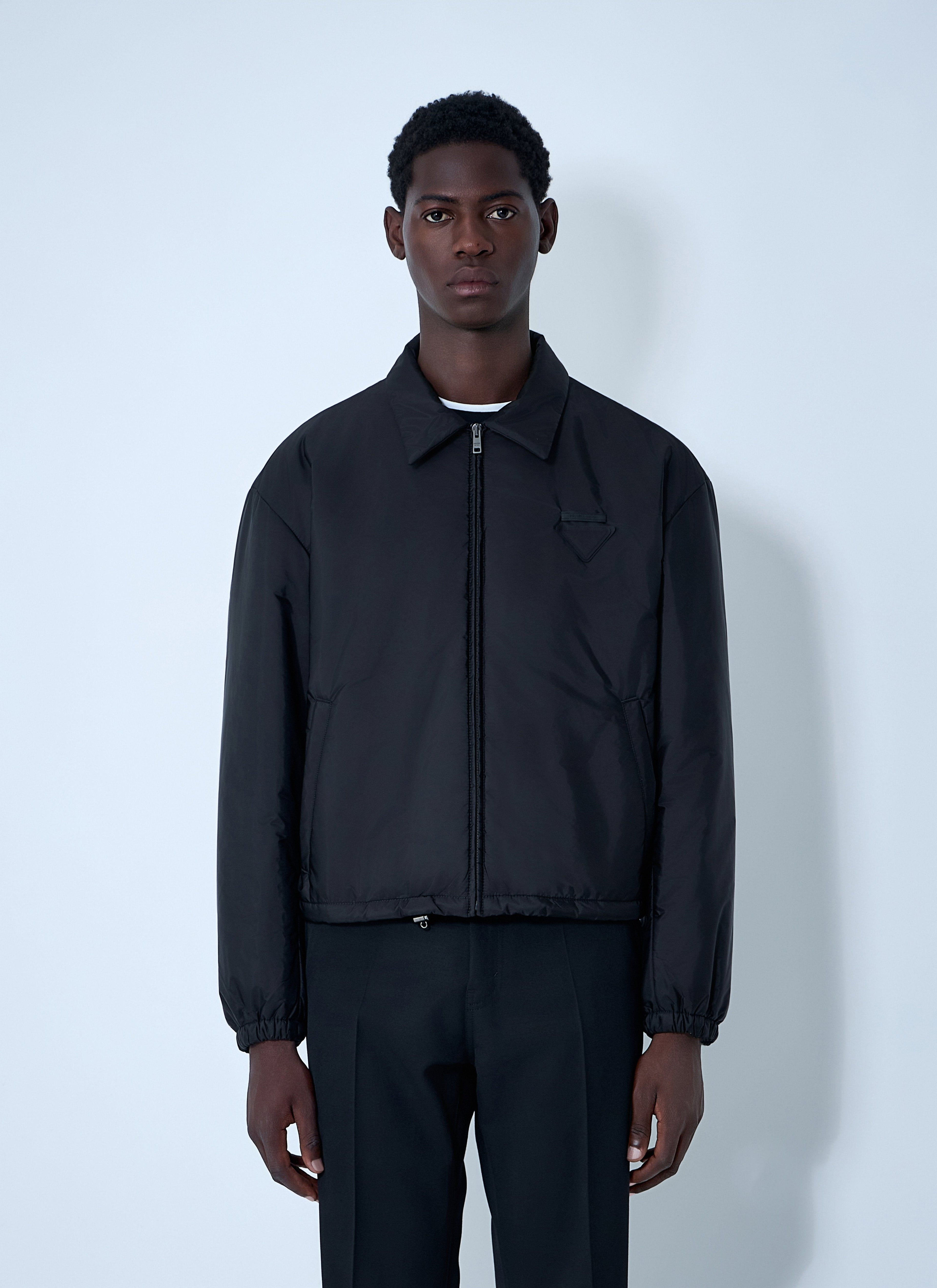 Prada Men Short Re-Nylon Down Jacket by Luosophy