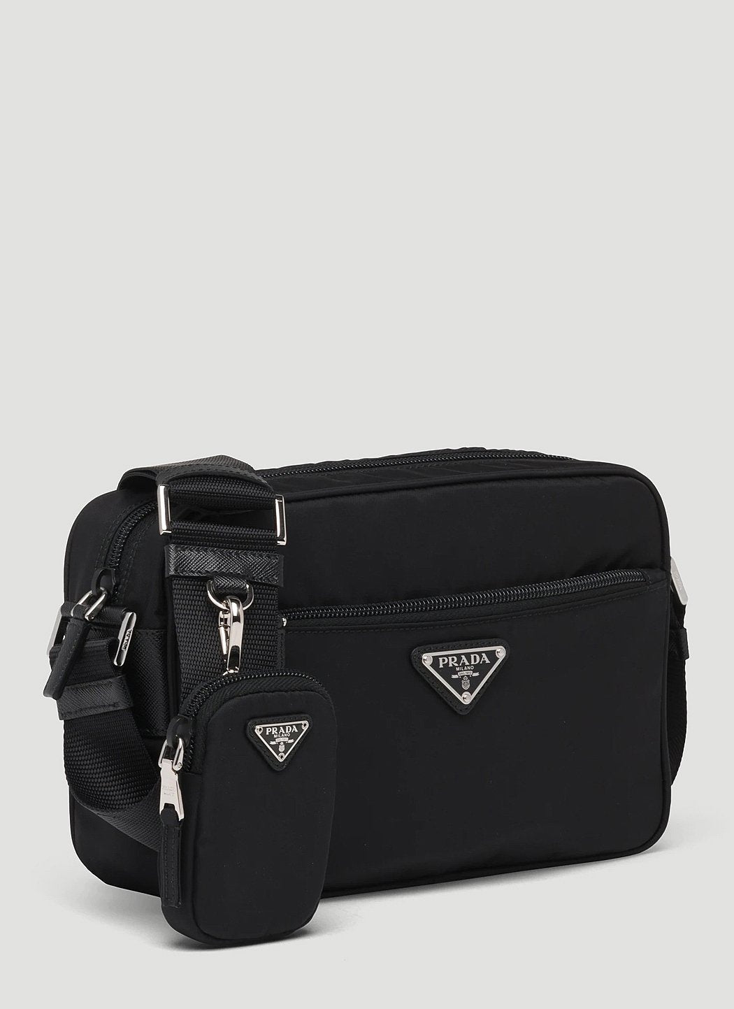 Prada Women Re-Nylon And Saffiano Leather Shoulder Bag by Luosophy