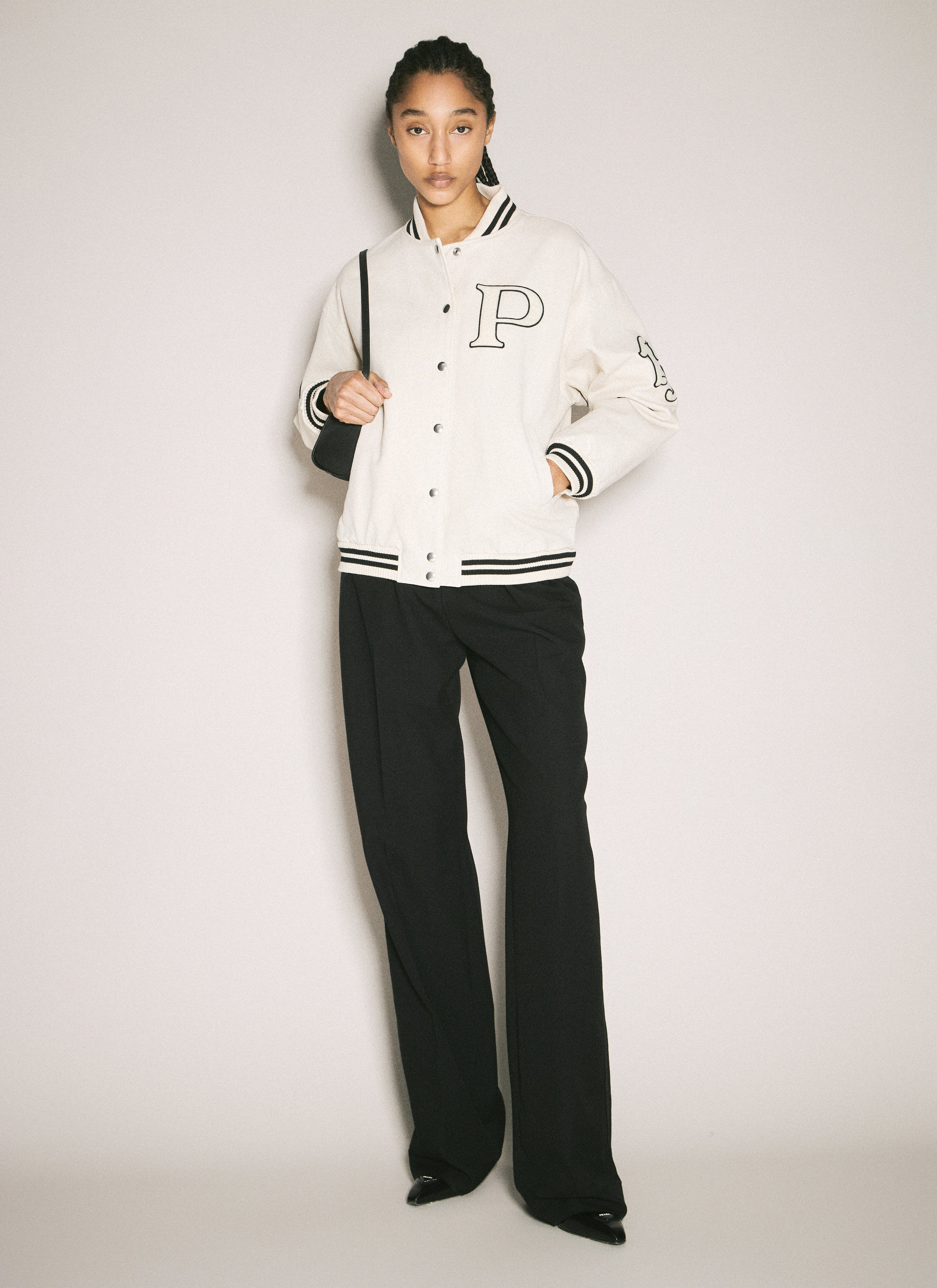 Prada Women Canvas Bomber Jacket by Luosophy