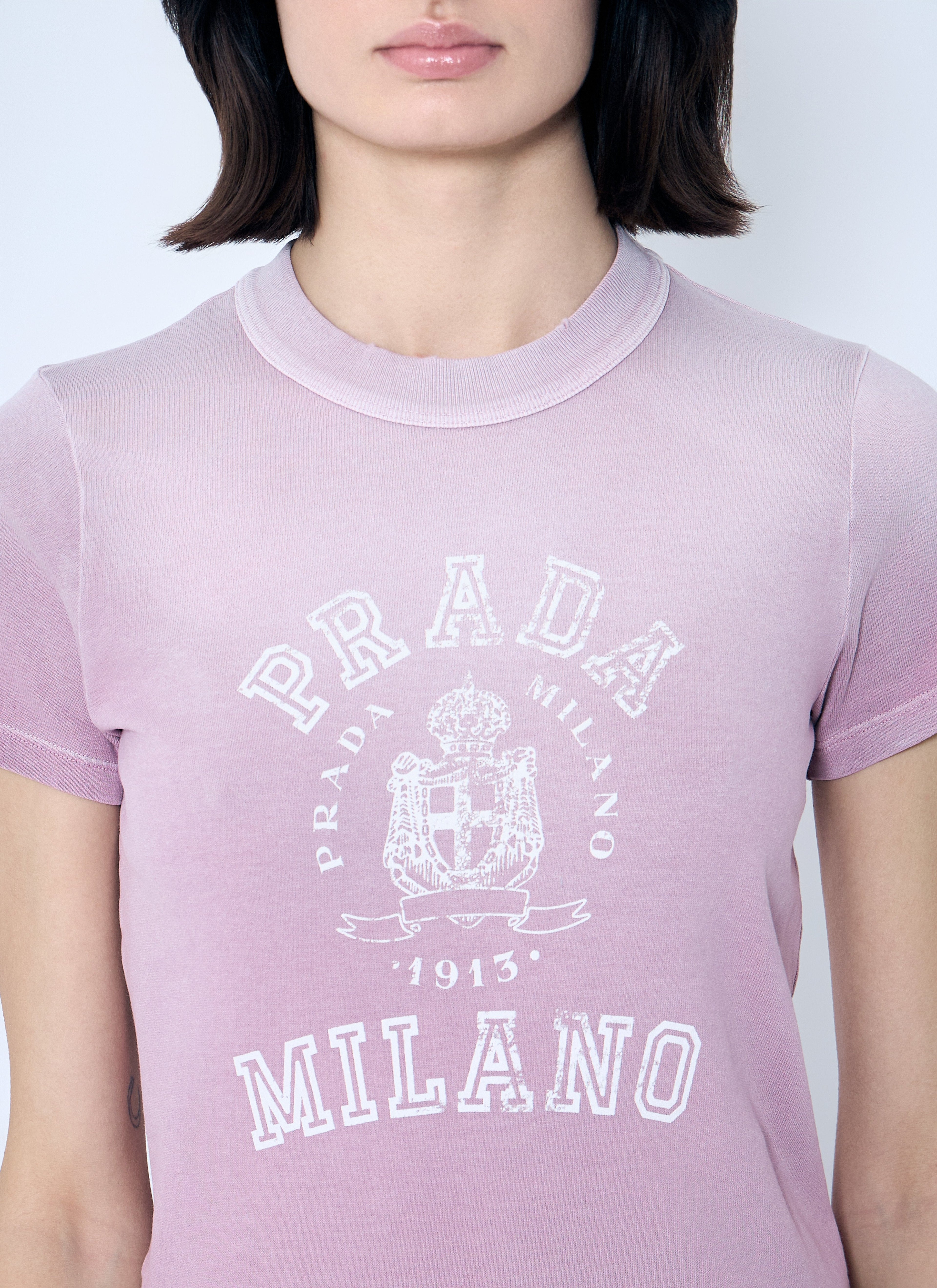 Prada Women Logo Print T-Shirt by Luosophy