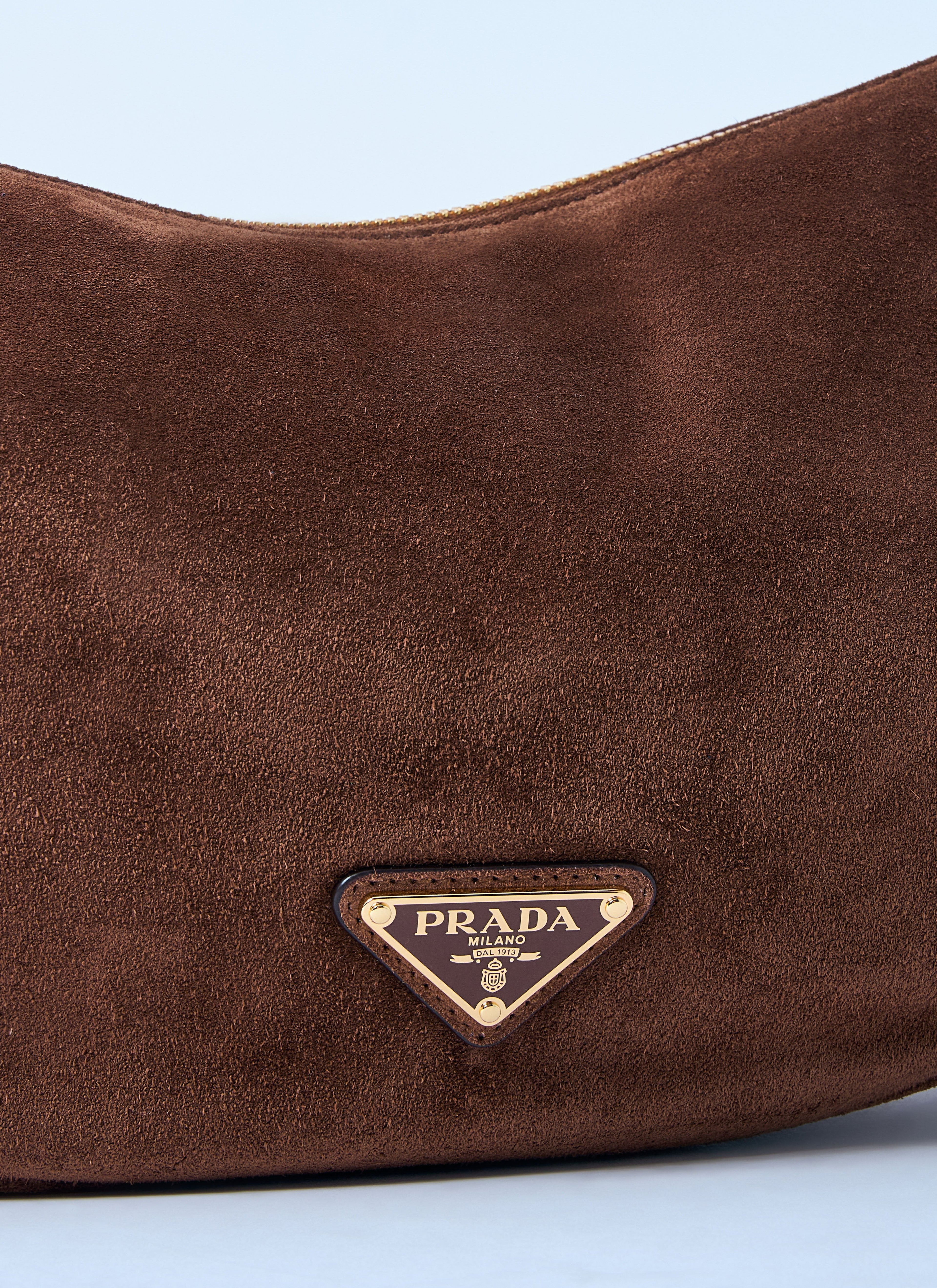 Prada Women Small Suede Shoulder Bag by Luosophy