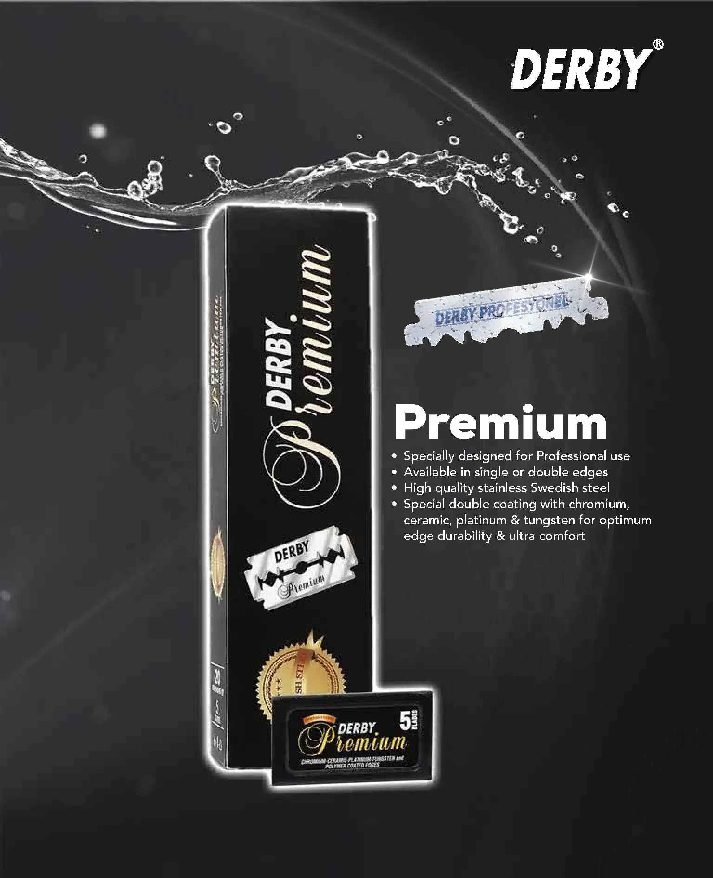 Derby Premium Double Edge Razor Blades 100Ct