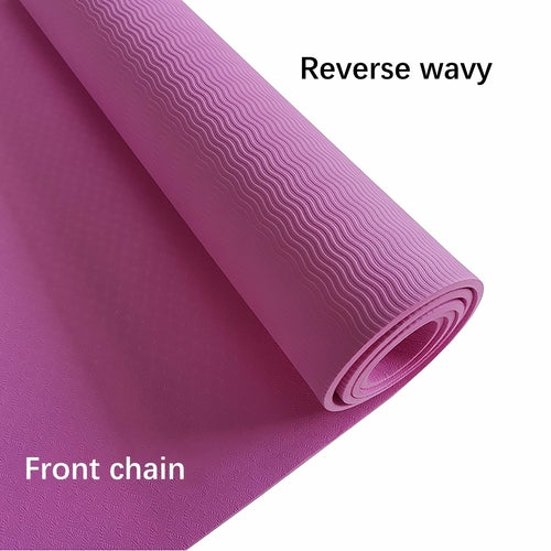 Premium NBR Yoga Mat - Extra Thick Non-Slip Exercise Mat 72x24 inches