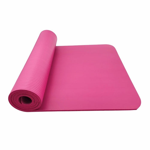 Premium NBR Yoga Mat - Extra Thick Non-Slip Exercise Mat 72x24 inches