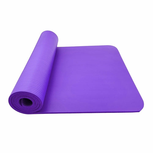 Premium NBR Yoga Mat - Extra Thick Non-Slip Exercise Mat 72x24 inches