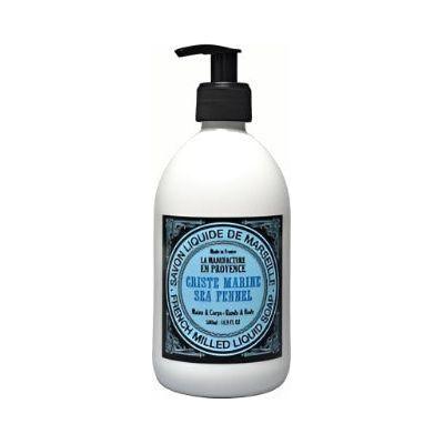 Manufacture en la Provence Criste Marine Samphire Hands & Body Liquid Soap 500ml by Pasteur Pharmacy