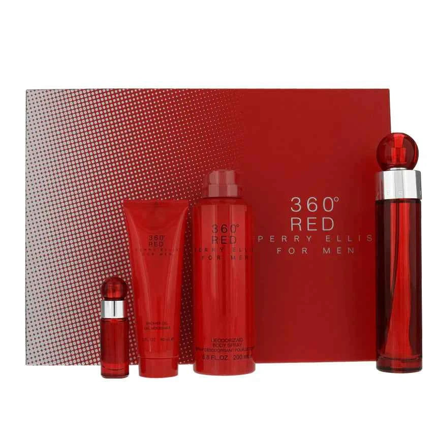 PERRY ELLIS 360 RED EDT GIFT SET MEN