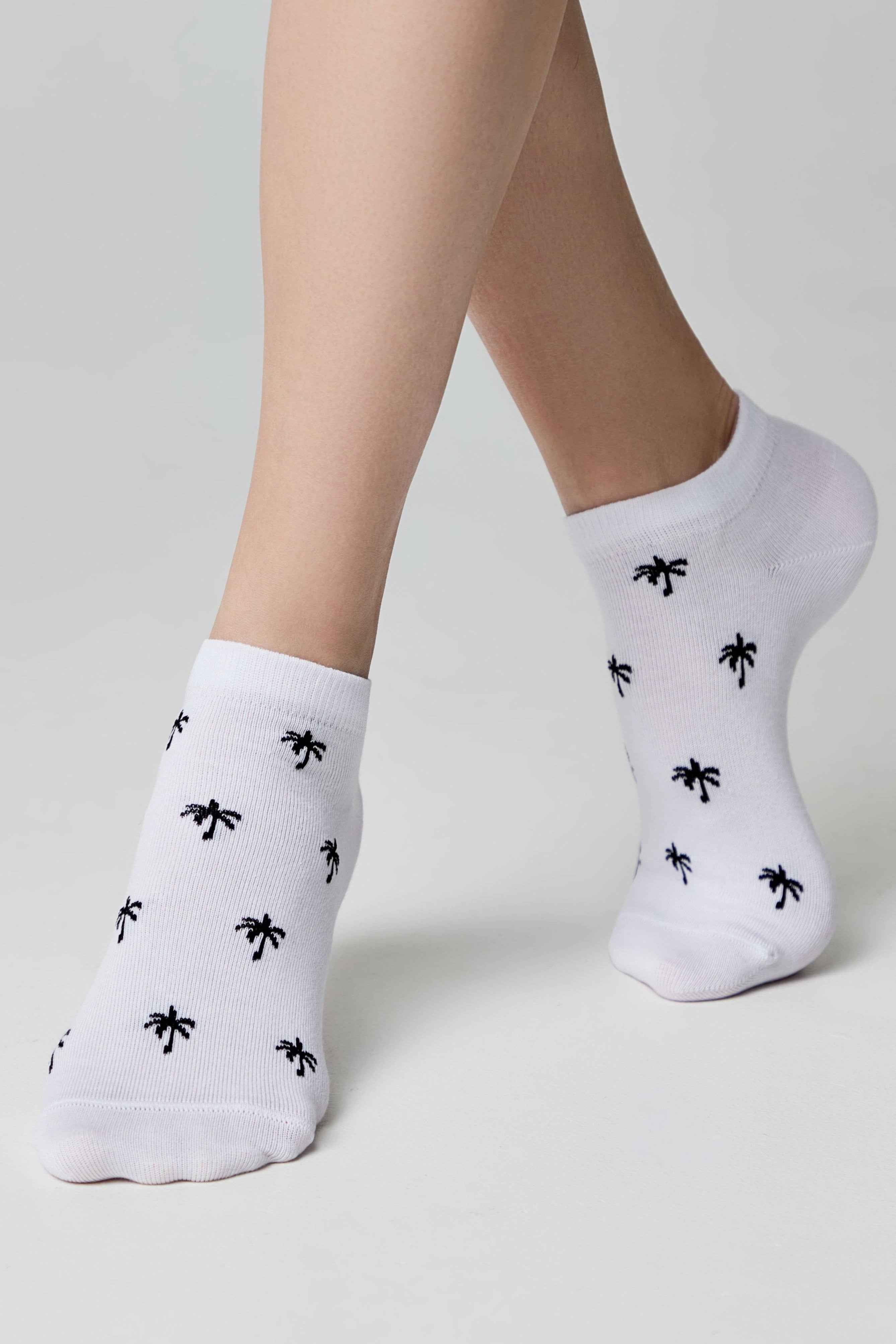Cotton Ankle Socks Conte Active - 589 Palm Trees