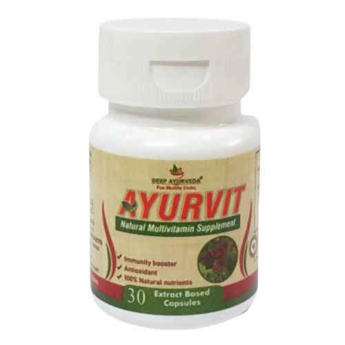 Deep Ayurveda Ayurvit 500mg Veg Capsules