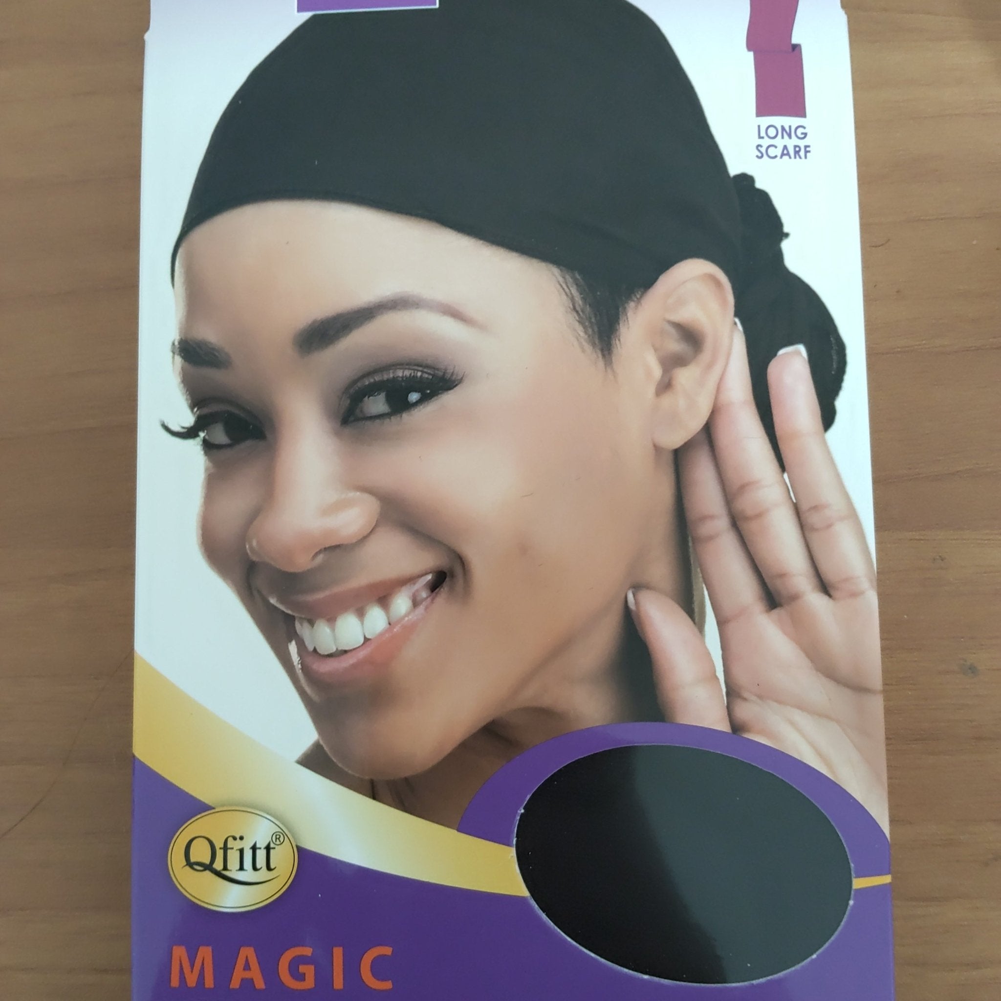 Qfitt Magic Scarf 20" x 60" 130 Black