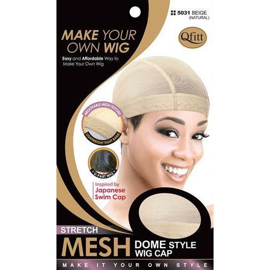 Qfitt Stretch Mesh Dome Style Wig Cap