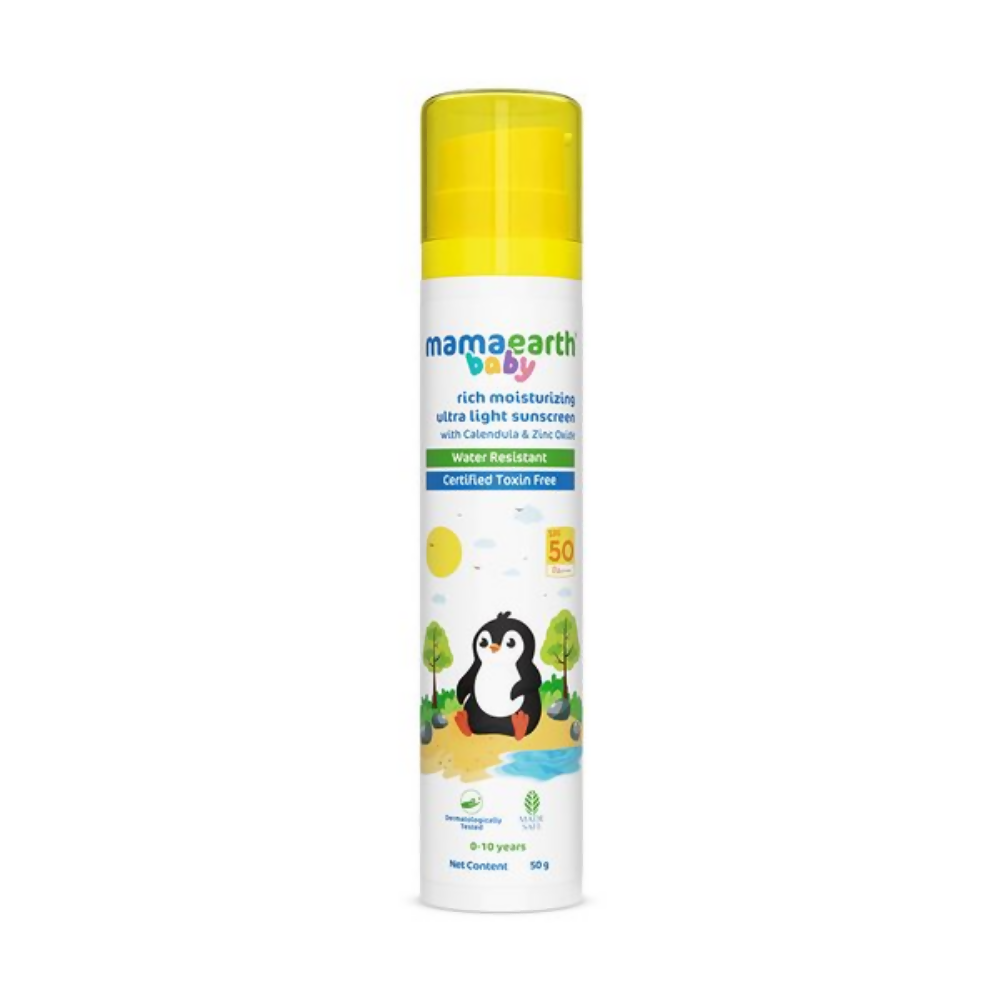 Mamaearth Baby Rich Moisturizing Ultra Light Sunscreen