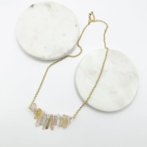 Handmade Quartz Crystal Necklaces - Healing Stone Jewelry Collection