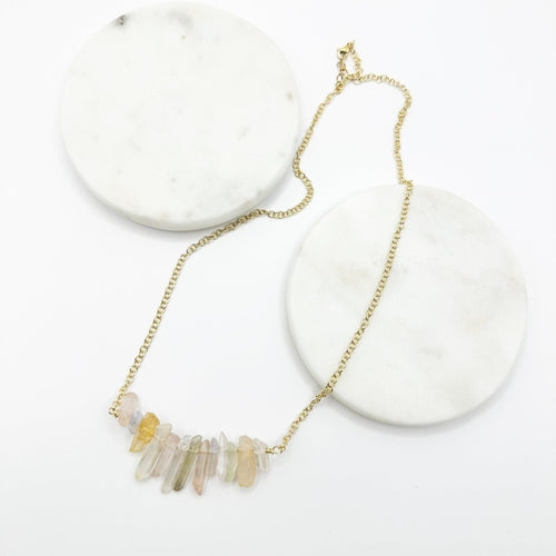 Handmade Quartz Crystal Necklaces - Healing Stone Jewelry Collection