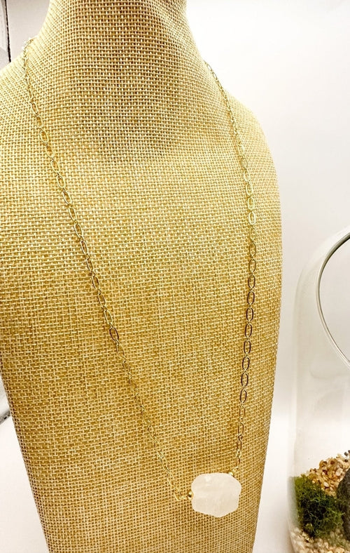 Handmade Quartz Crystal Necklaces - Healing Stone Jewelry Collection
