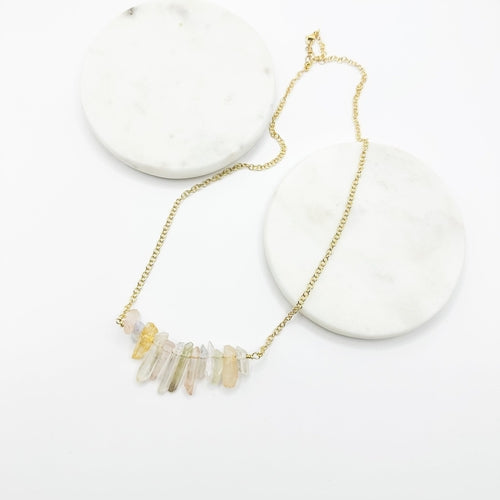 Handmade Quartz Crystal Necklaces - Healing Stone Jewelry Collection