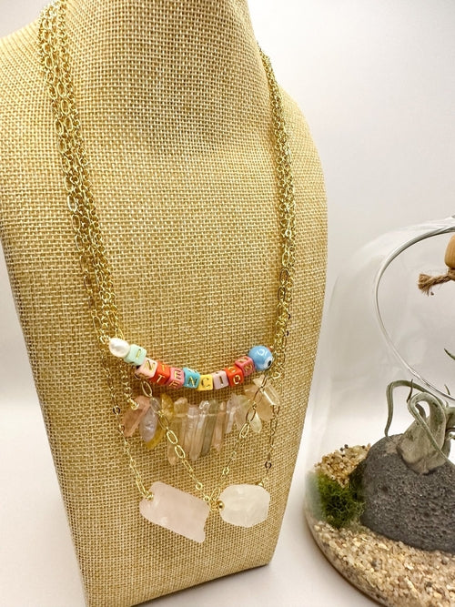 Handmade Quartz Crystal Necklaces - Healing Stone Jewelry Collection