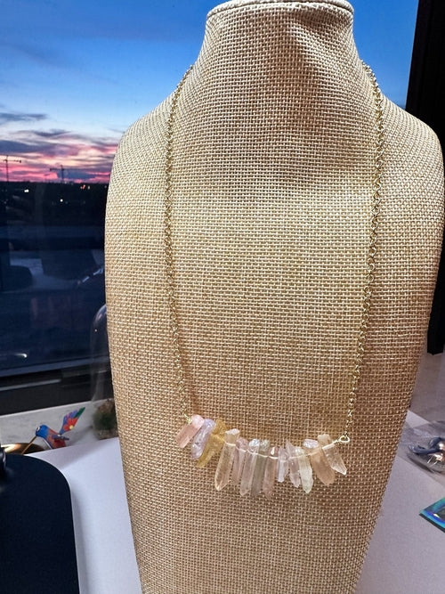 Handmade Quartz Crystal Necklaces - Healing Stone Jewelry Collection