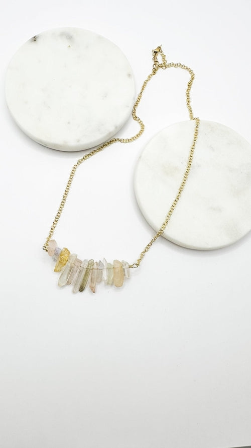 Handmade Quartz Crystal Necklaces - Healing Stone Jewelry Collection