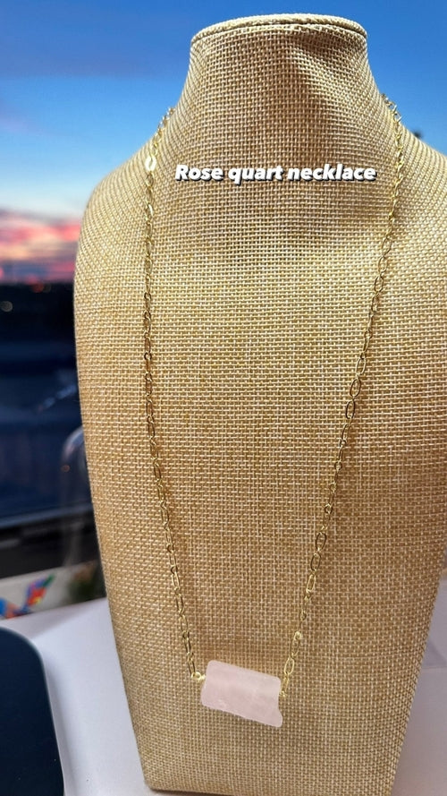 Handmade Quartz Crystal Necklaces - Healing Stone Jewelry Collection