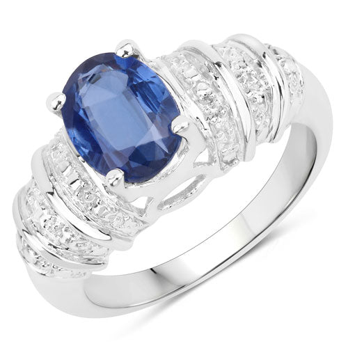 1.40 Carat Genuine Kyanite .925 Sterling Silver Ring by Bids.com