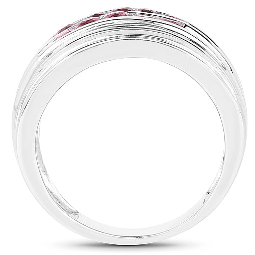 1.00 Carat Genuine Pink Tourmaline .925 Sterling Silver Ring by Bids.com