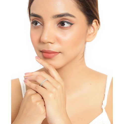 0.81 Carat Genuine Citrine .925 Sterling Silver Ring DestGlow
