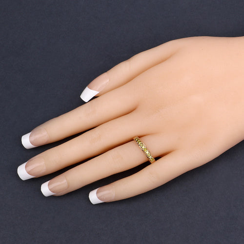0.27 Carat Genuine Yellow Diamond 14K Yellow Gold Ring (SI1-SI2) by Bids.com