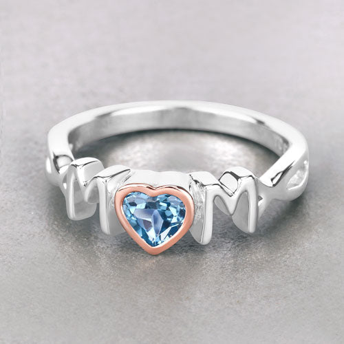 0.52 Carat Genuine Swiss Blue Topaz .925 Sterling Silver Ring by Bids.com