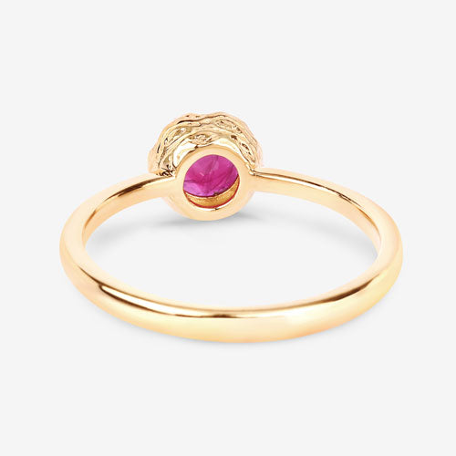 0.50 Carat Genuine Ruby 14K Yellow Gold Ring by Bids.com