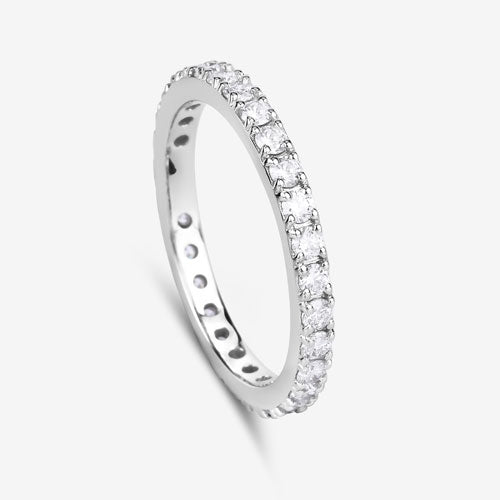 1.00 Carat Lab Grown Diamond 14K White Gold Ring by Bids.com