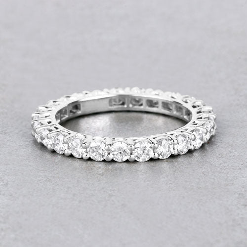1.50 Carat Lab Grown Diamond 14K White Gold Ring by Bids.com