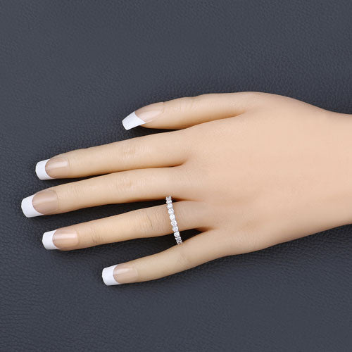 1.50 Carat Lab Grown Diamond 14K White Gold Ring by Bids.com