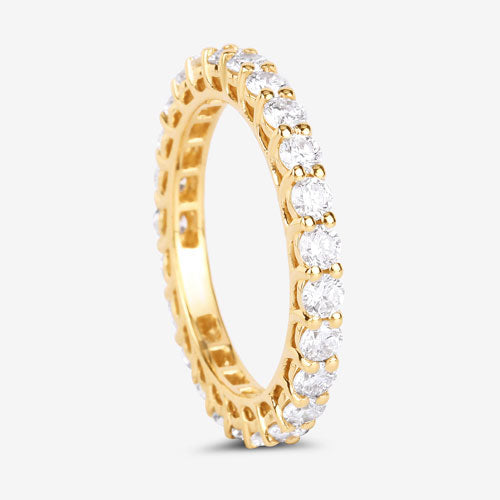 1.50 Carat Lab Grown Diamond 14K Yellow Gold Ring by Bids.com