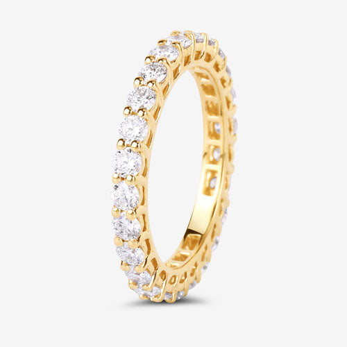1.50 Carat Lab Grown Diamond 14K Yellow Gold Ring by Bids.com