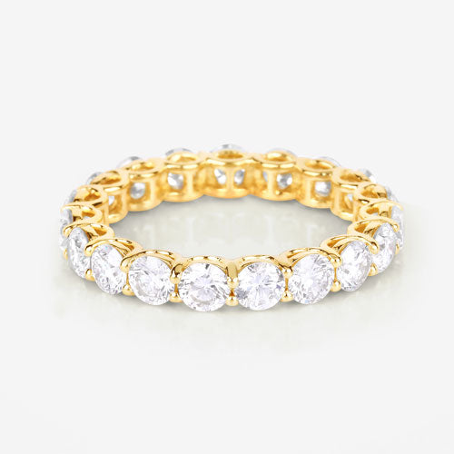 3.00 Carat Lab Grown Diamond 14K Yellow Gold Ring by Bids.com