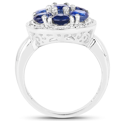2.66 Carat Genuine Kyanite .925 Sterling Silver Ring by Bids.com