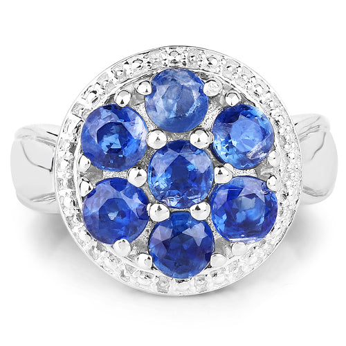 2.66 Carat Genuine Kyanite .925 Sterling Silver Ring by Bids.com