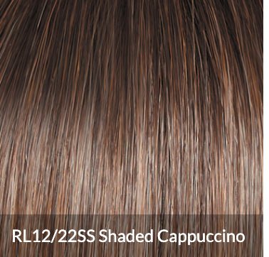 Raquel Welch Flash Forward Layered Mid-Length Textured Wig, Average Cap, RL12/22SS Cappuccino