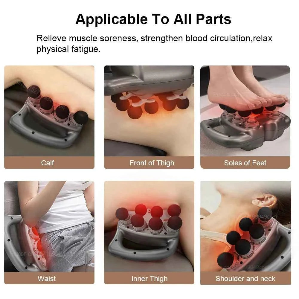 ThermaPulse™ Deep Tissue Massage Gun – Percussion & Heat Therapy Device