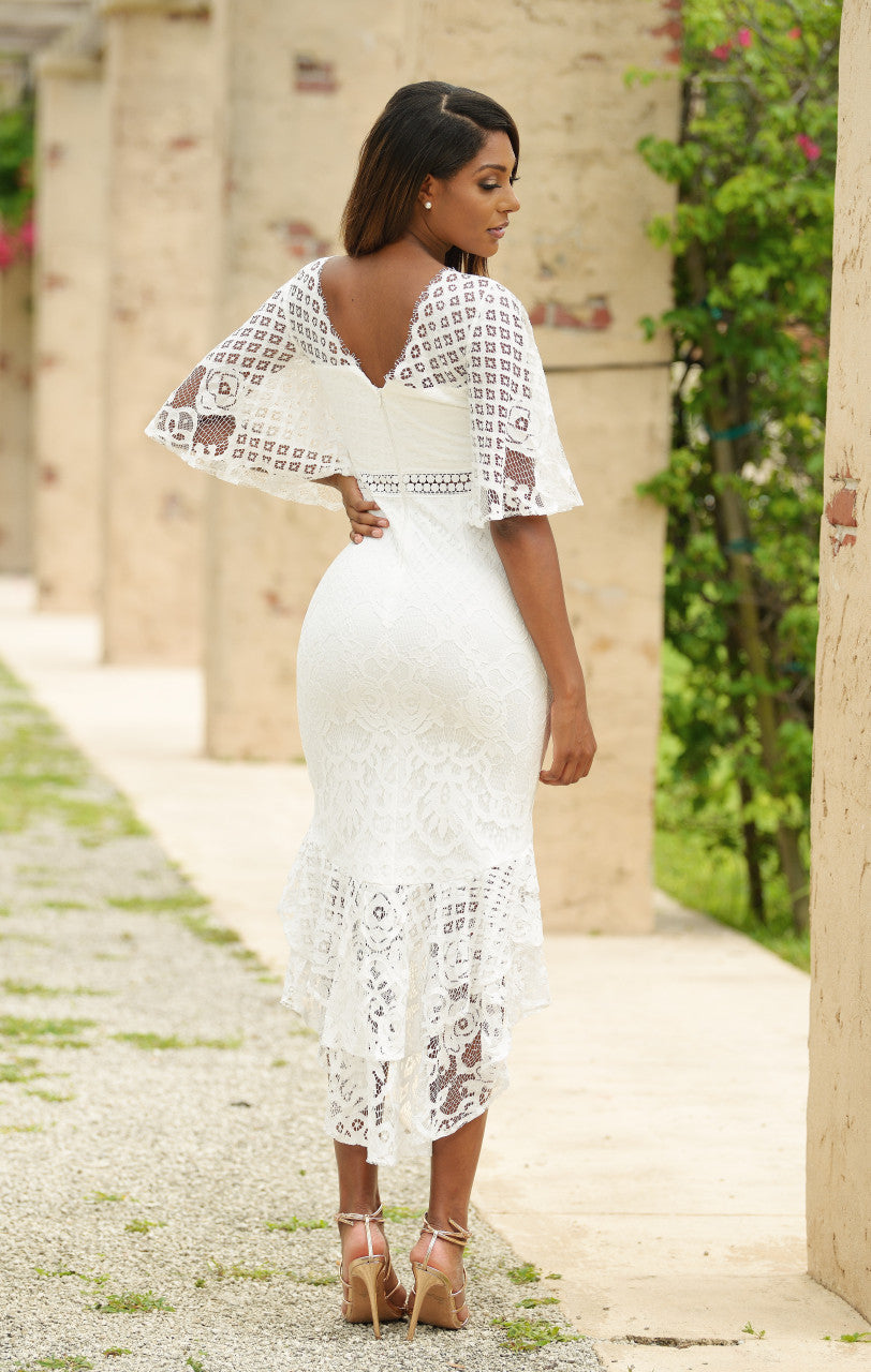 Reyna Dress - White DestGlow