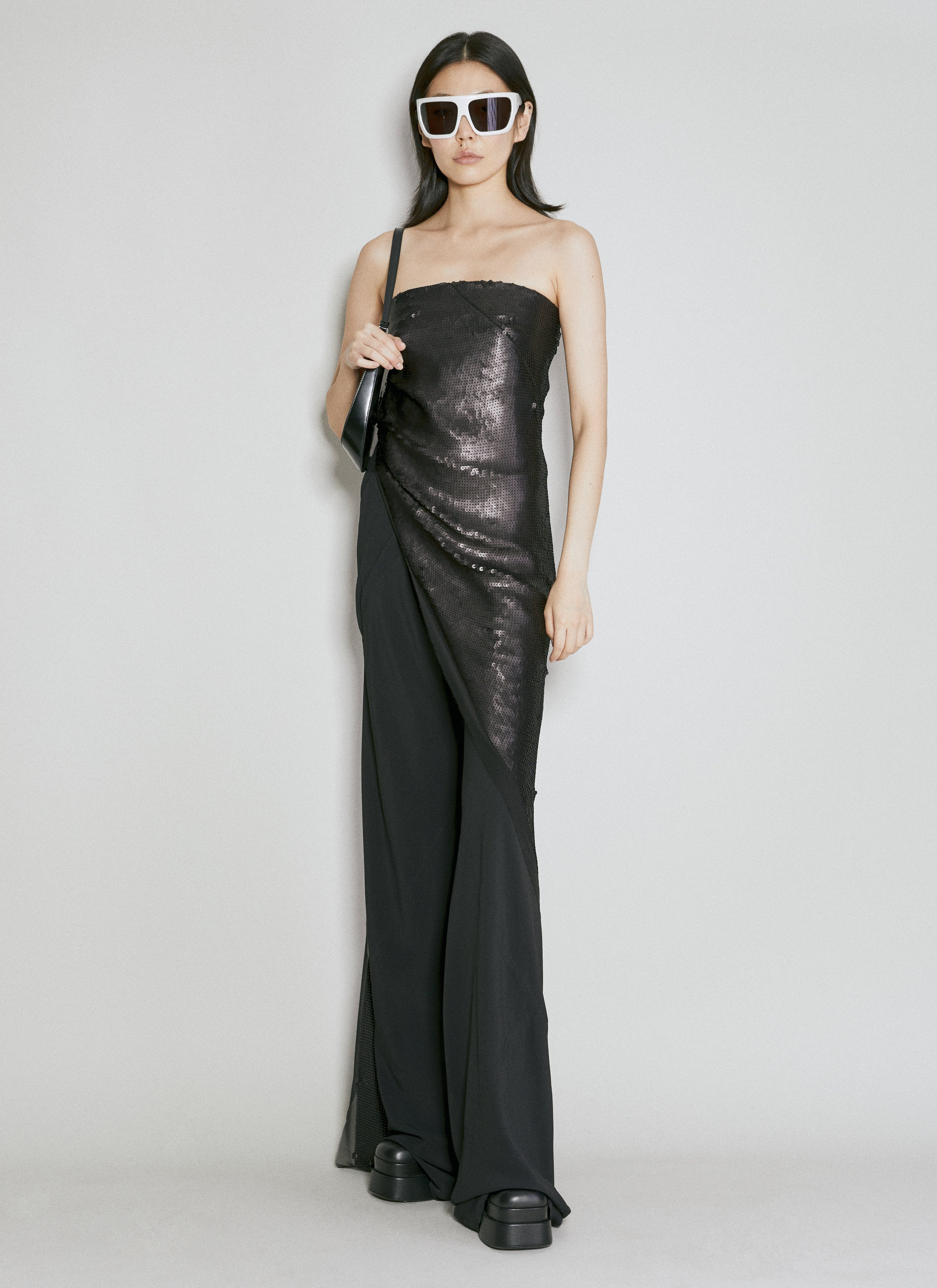 Rick Owens Women Long Sequin Top by Luosophy