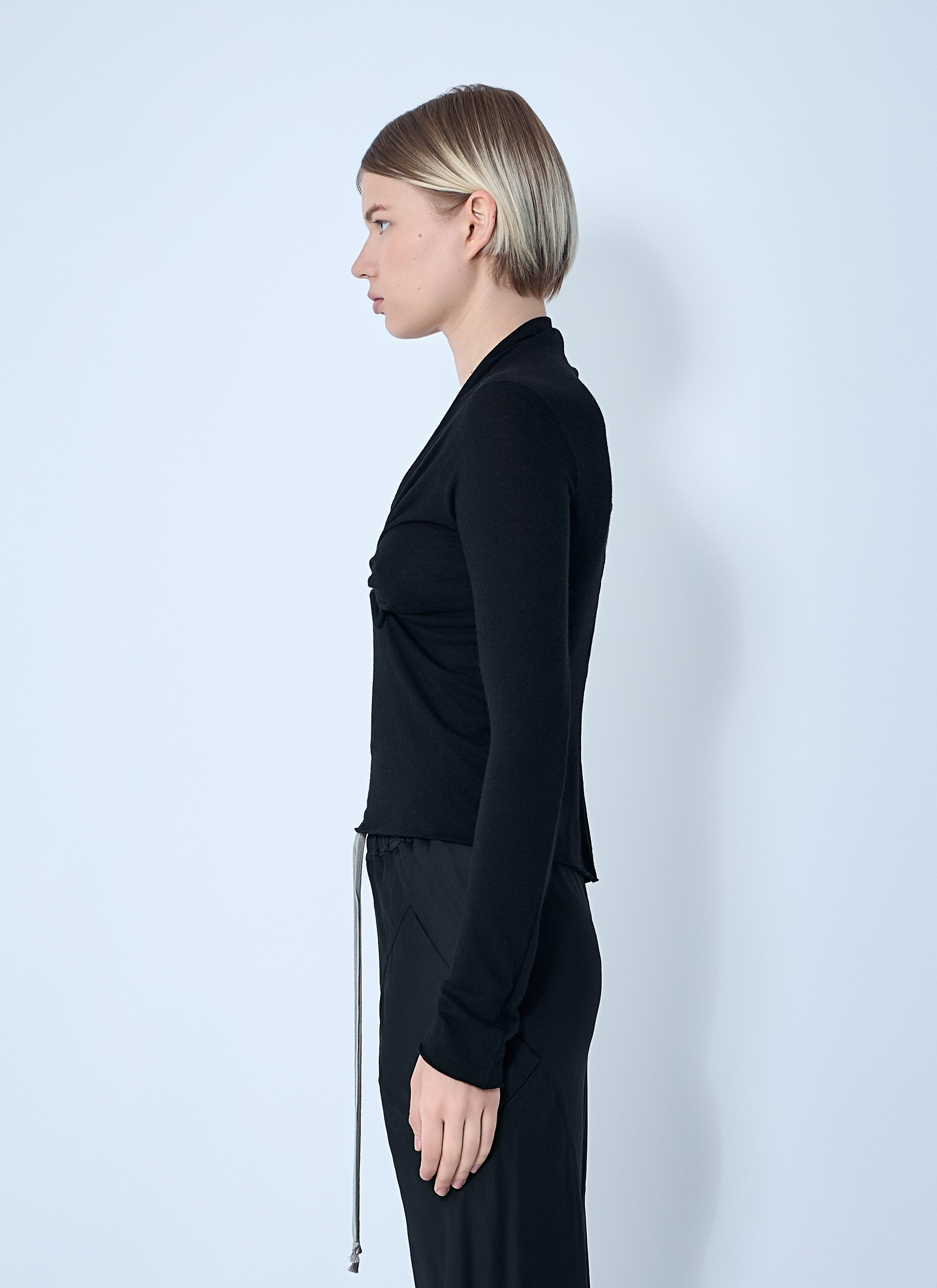 Rick Owens Women Allanah Long Sleeve Top by Luosophy