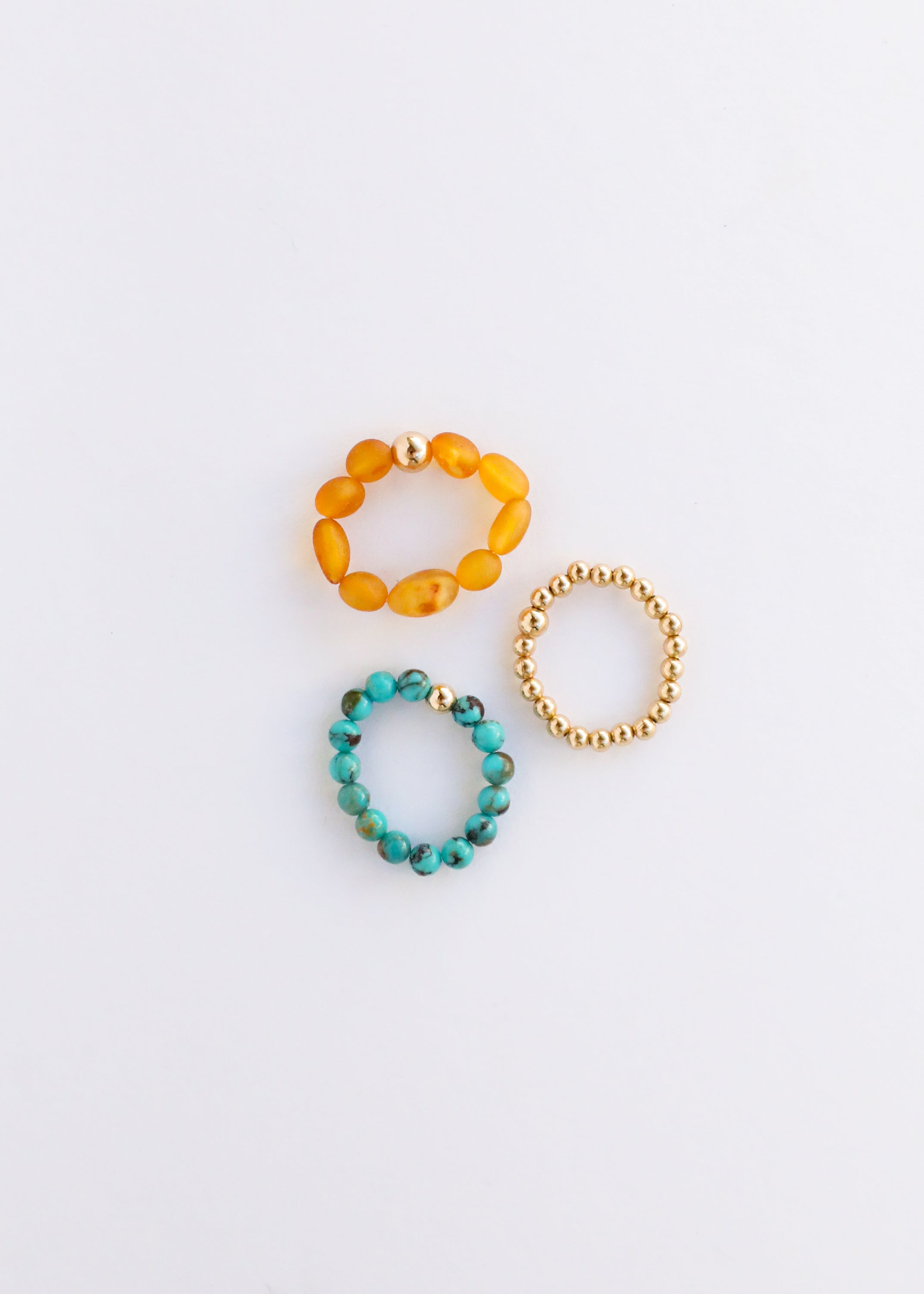 Natural Turquoise + 14k Gold Filled || Adult Ring by CanyonLeaf