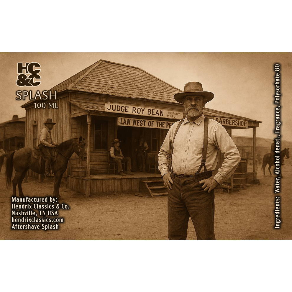 HC&C Judge Roy Bean Barbershop Shaving Collection by Pasteur Pharmacy