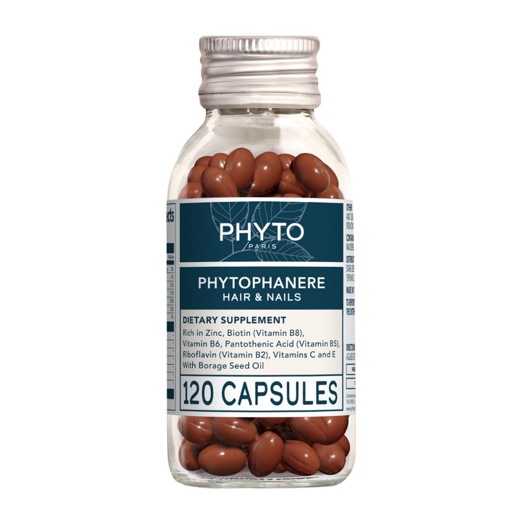 Phyto Phytophanere Hair & Nails Dietary Supplement 120 Capsules by Pasteur Pharmacy