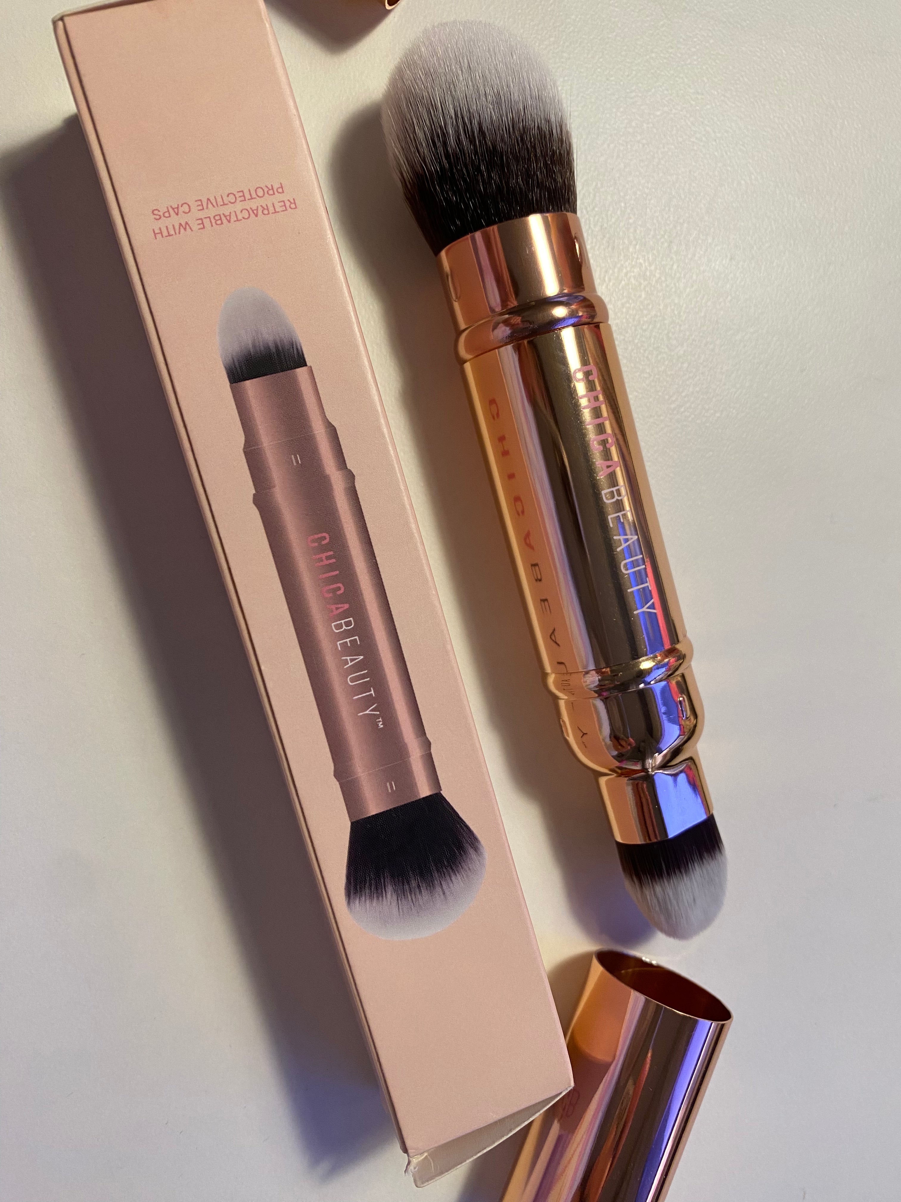 Dual-Ended Retractable Complexion Brush (Featured in IPSY) by Chica Beauty