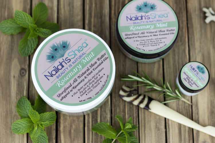 Rosemary and Mint Whipped Shea Body Butter
